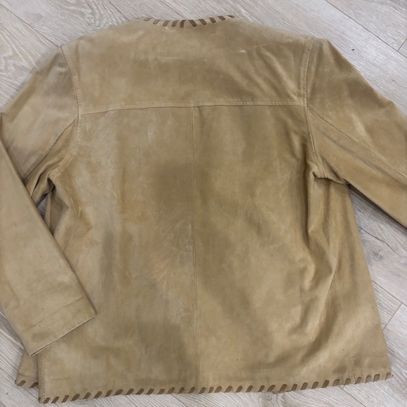 100% genuine leather suede over sized Scully festival jacket - Picture 5 of 10